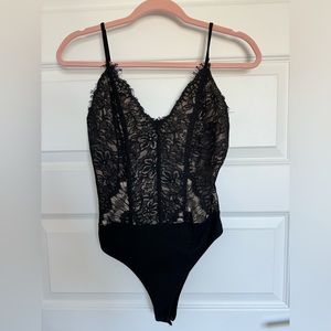 Black Lace Bodysuit